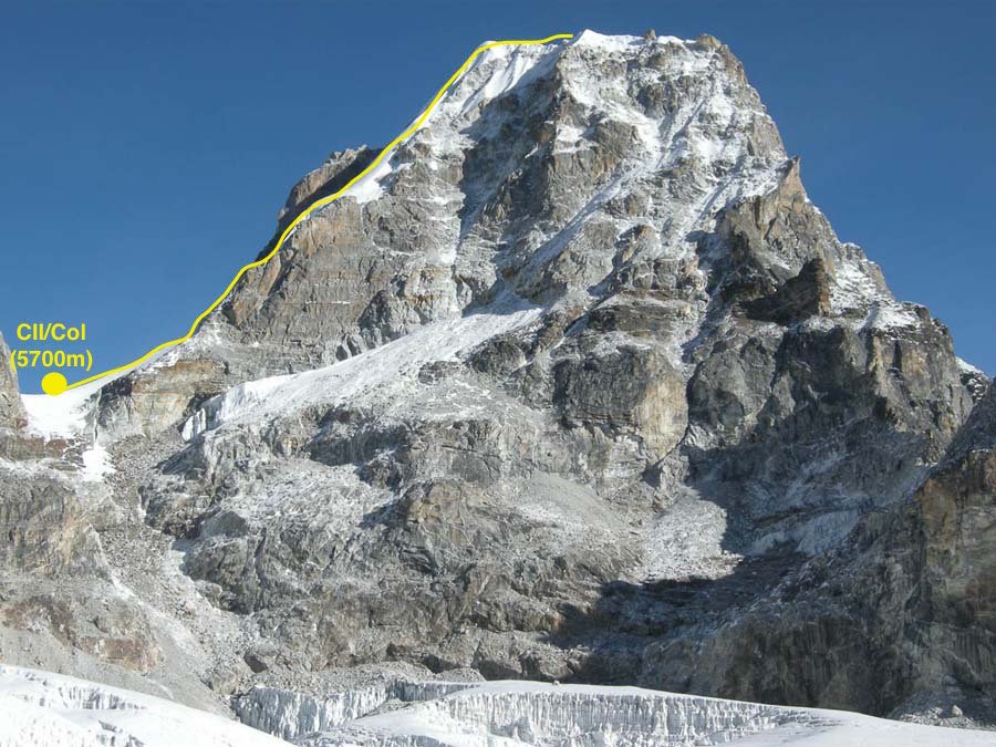 Kyajori Climbing route